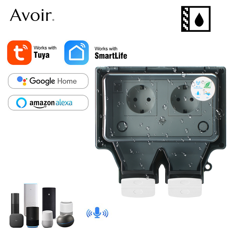 Outdoor Power Strip - Avoir Tuya Wand Steckdosen Ip66 Wasserdichte