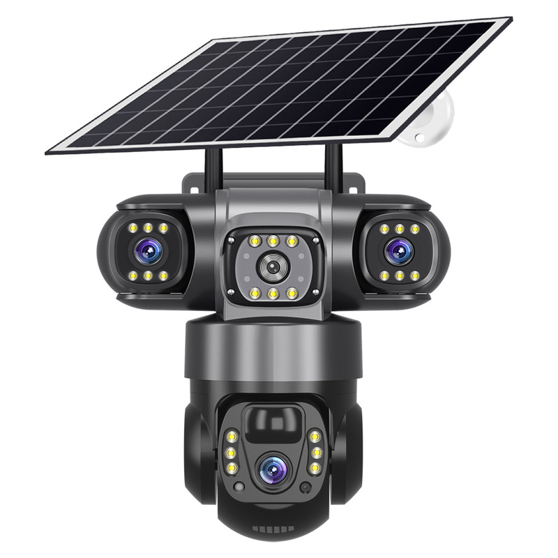 Outdoor Power G Motion - Outdoor 3-Linsen 3-Bildschirm Solarkamera 6MP 4G