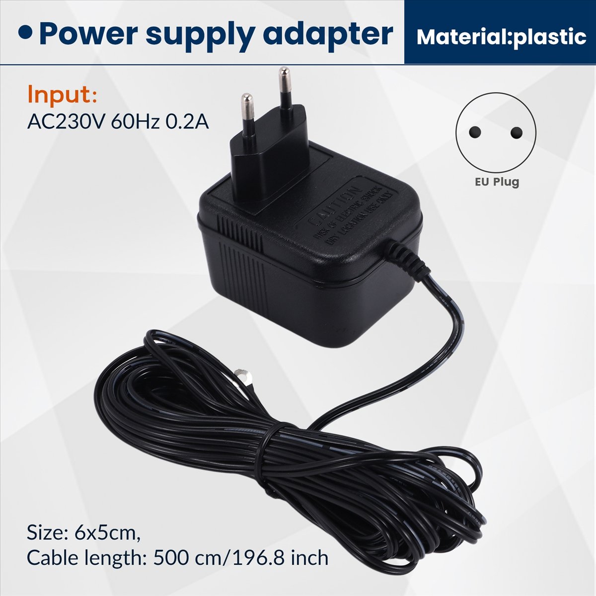 Outdoor Power Adapter Ring - (ABGQ) 18V 500MA Netzteil, Ladegerät, Adapter
