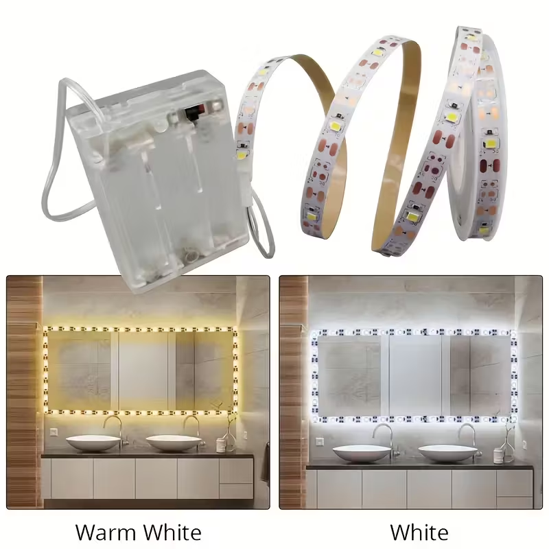 Outdoor Power Strip - 1 flexibler LED-Lichtstreifen, Niederspannung 5V, batteriebetrieben