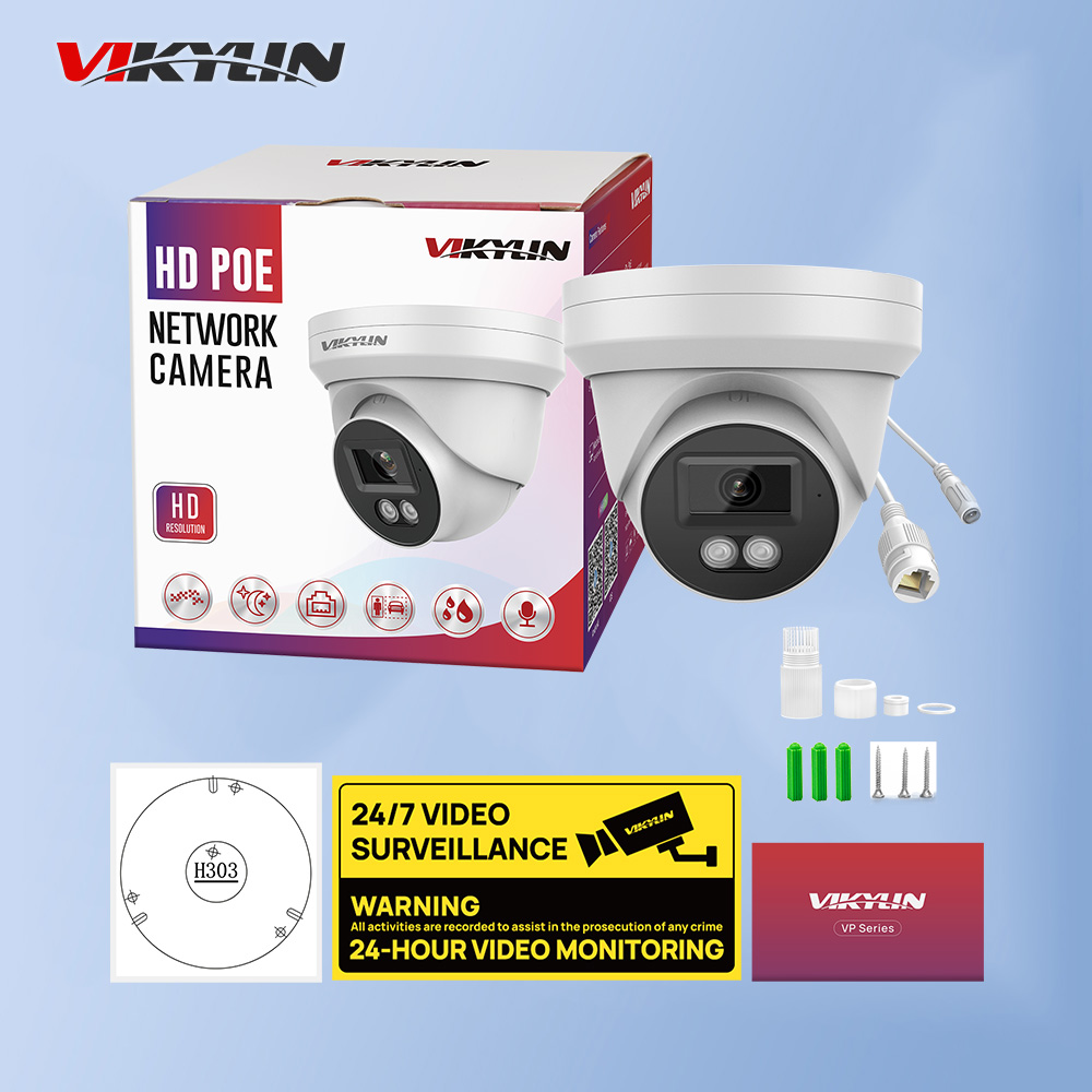 Outdoor Power G Motion - VIKYLIN 8MP HD IP-Sicherheitskamera PoE 4K