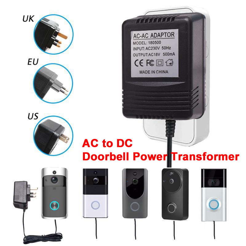 Outdoor Power Adapter Ring - US UK EU Stecker 18V AC