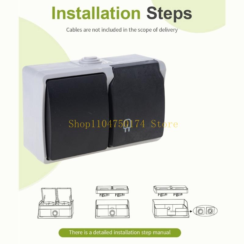 Wasserdichte Außensteckdose mi – Outdoor Power Outlet Install Bewertung und Preis