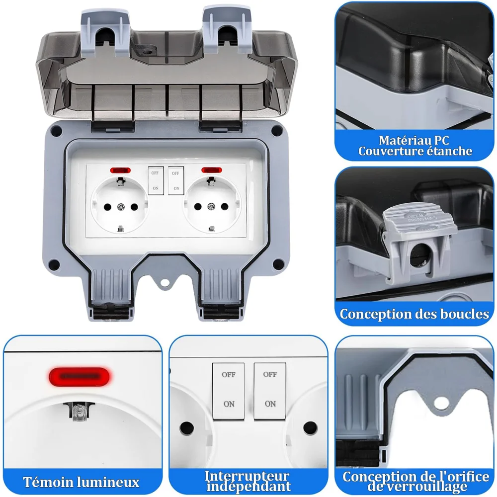 Europäische Außensteckdose mit – Outdoor Power Strip Bewertung und Preis