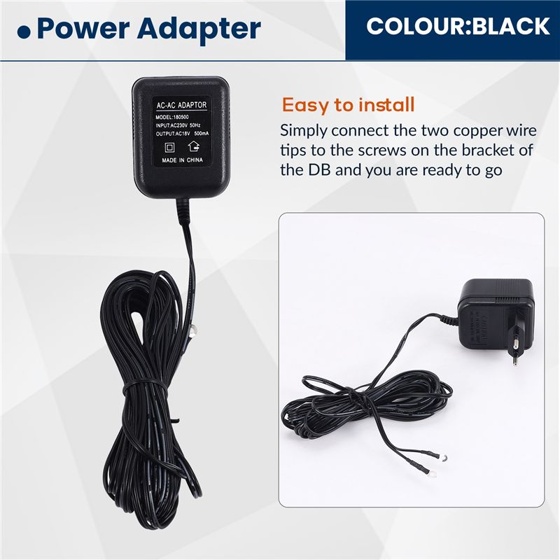 Happy New- 18V 500MA Netzteil- – Outdoor Power Adapter Ring Bewertung und Preis