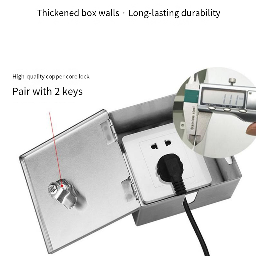 Edelstahl-Elektrobox-Schloss f – Outdoor Power Socket With Lock Bewertung und Preis
