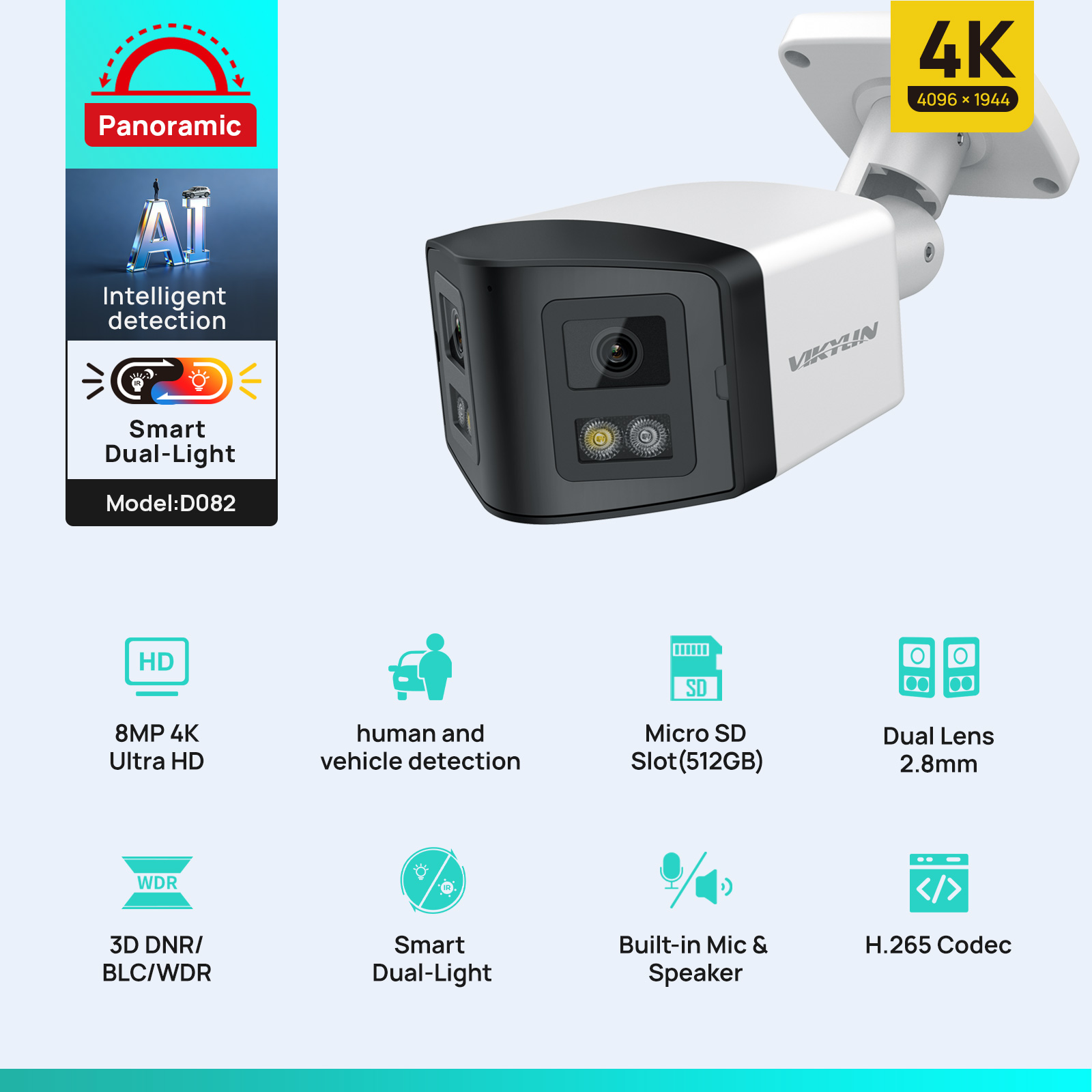 VIKYLIN 170 °   Panorama-4K-Üb – Outdoor Power G Motion Bewertung und Preis