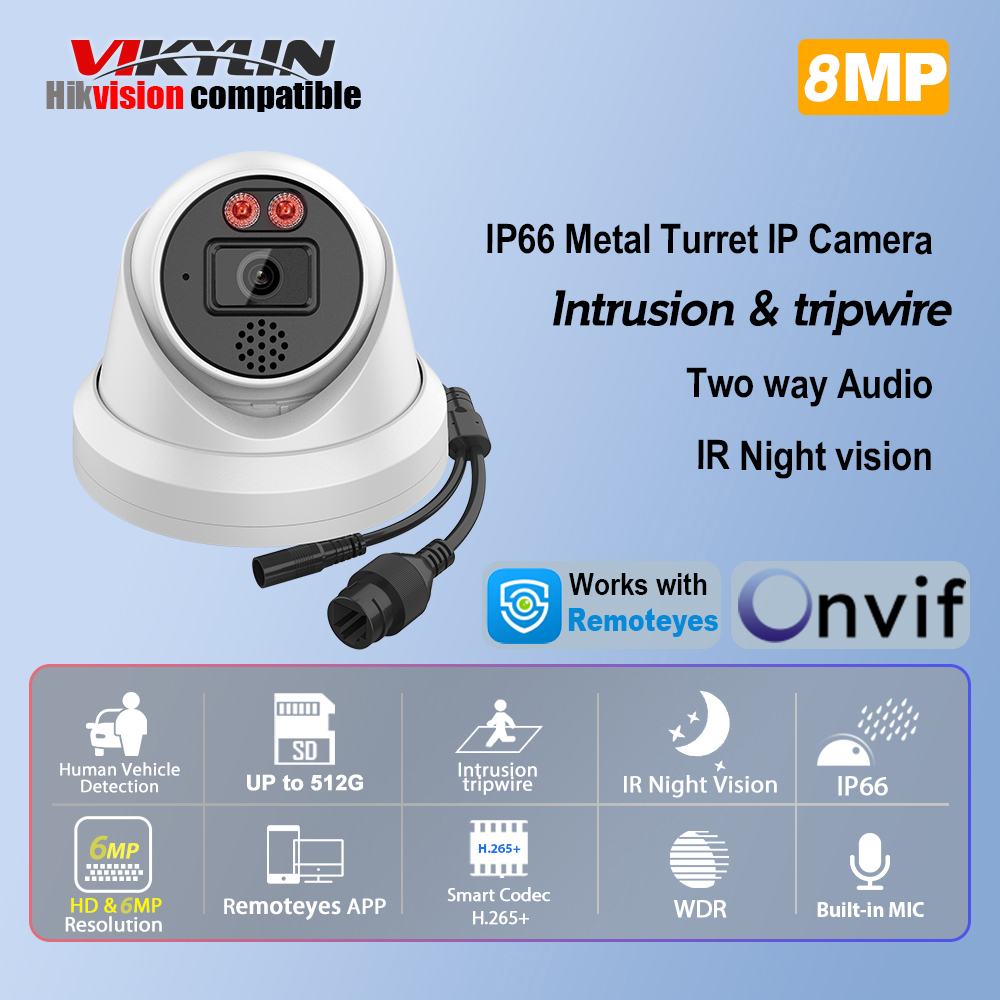 Vikylin 8MP IR-Nachtsicht-IP-K – Outdoor Power G Motion Bewertung und Preis